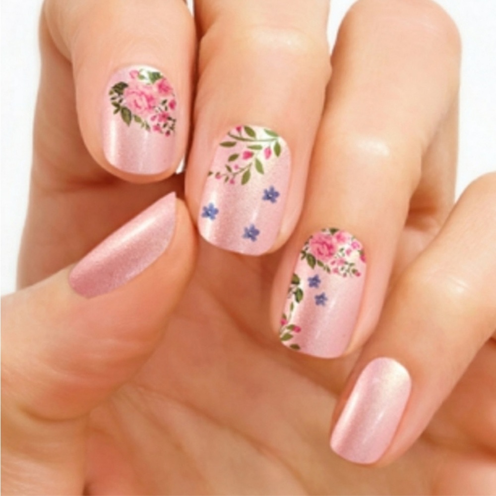 *Retired* Color Street: Early Blooms | Floral Pastel Pink Blue Spring Shimmer - Picture 8 of 8